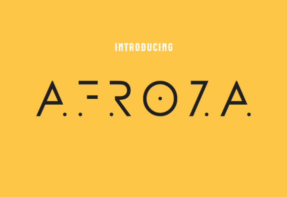 Afroza: A Modern Sans Serif Font for Bold Campaign Designs