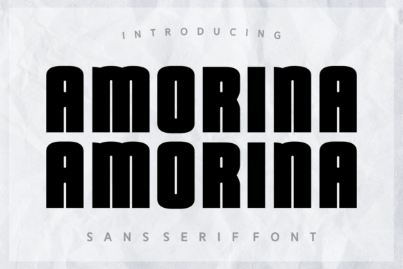 Amorina: A Modern Sans Serif Font for Web Design
