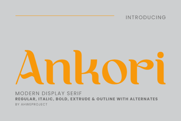 Ankori Font for Stronger Brand Messaging