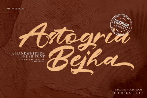Astogria Bejha: A Modern Script Font for Eye-Catching Campaigns