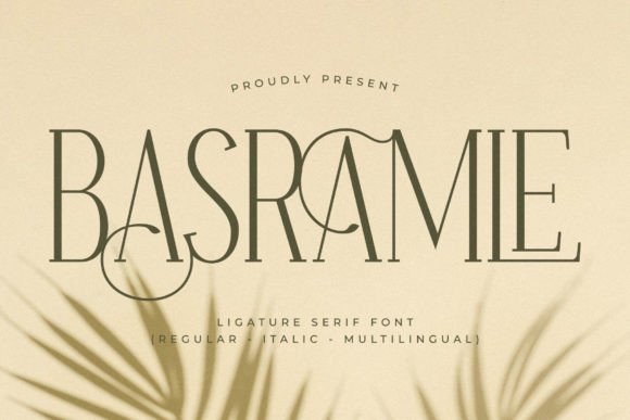 Basramle Serif Font for Handmade and Commercial Projects