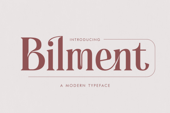 Bilment Serif Font for Handmade Creations