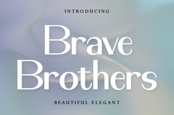 Brave Brothers Font for Modern Branding Projects