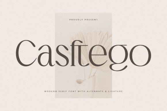Casftego Serif Font for Handmade Creations