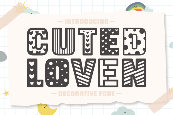 Cuted Loven: A Modern Decorative Font for Web Design