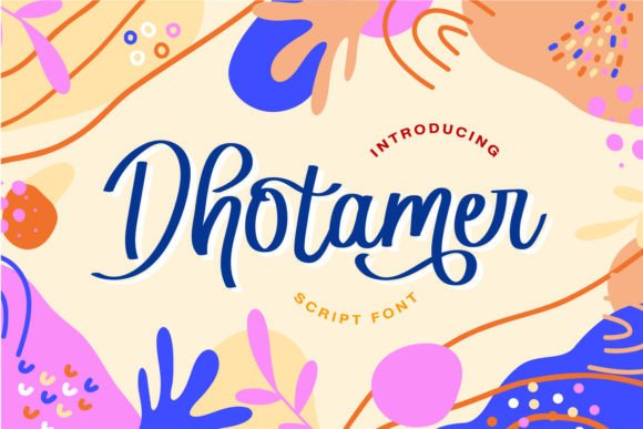 Dhotamer: A Modern Script Font for Web Design