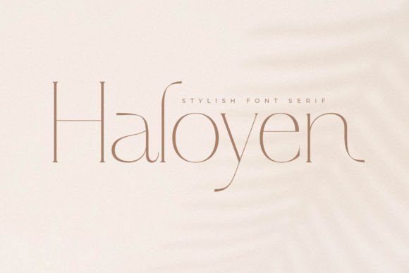 Haloyen Serif Font for Web Design