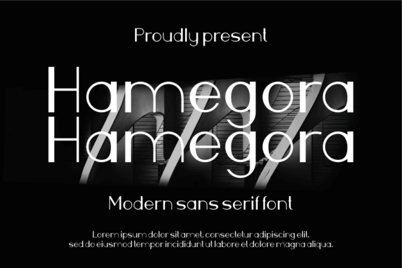 Hamegora: A Modern Sans Serif Font for Digital Branding