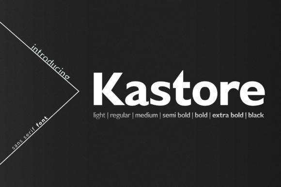 Kastore: A Modern Sans Serif for Bold Design
