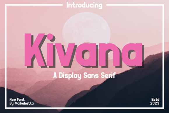 Kivana: A Modern Sans Serif Font for Editorial Clarity