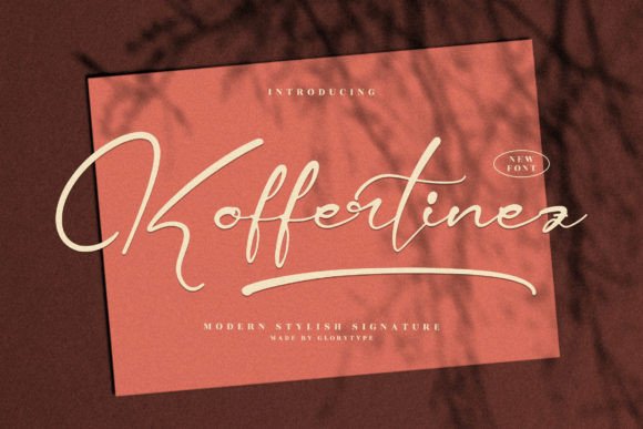 Koffertinez: A Handwritten Font for Professional Branding