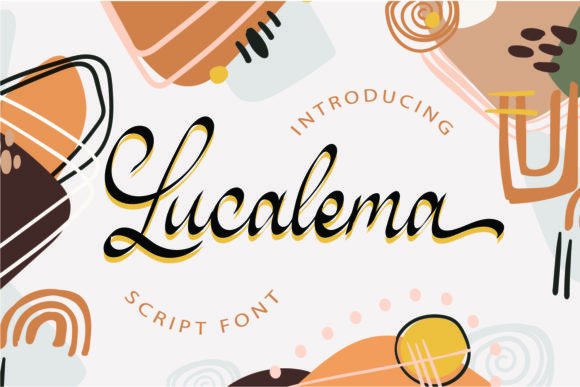 Lucalema: A Handwritten Script Font for Modern Editorial Design
