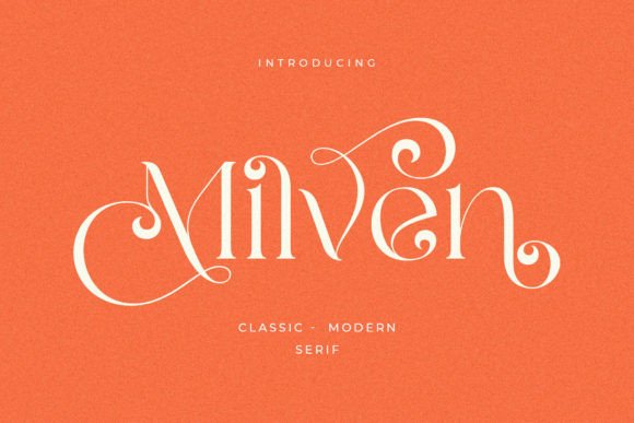 Milven Serif Font for Modern Branding Projects