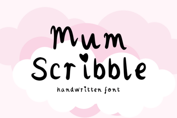 Mum Scribble: A Whimsical Font for Handmade Creations