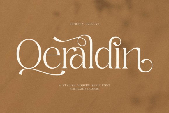 Qeraldin: A Stylish Serif Font for Your Business Branding