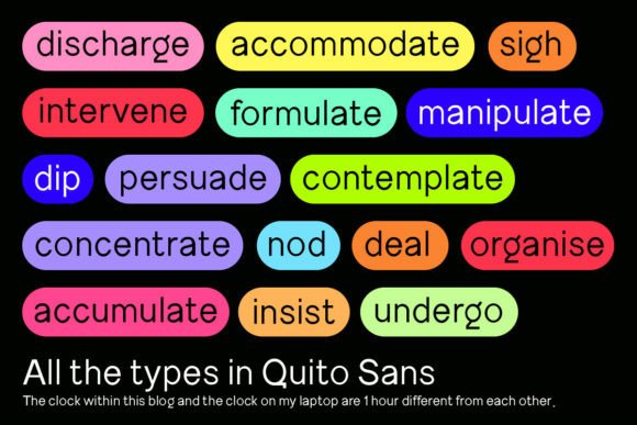 Quito: A Modern Sans Serif Font for Editorial Elegance