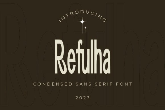 Refullha: A Modern Sans Serif Font for Craft Creations
