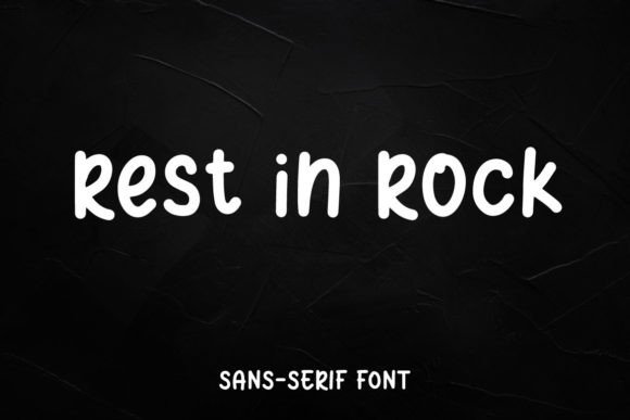 Rest in Rock: A Modern Sans Serif Font for Editorial Design