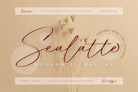 Sealatte: A Charming Handwritten Font for Modern Branding