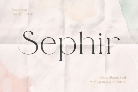 Sephir Serif Font for Impactful Branding