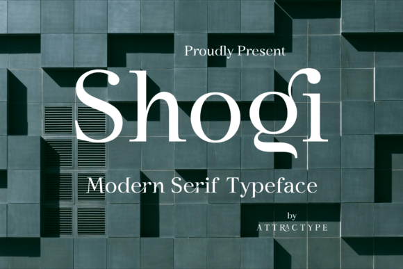 Shogi: A Modern Serif Font for Bold Brand Campaigns