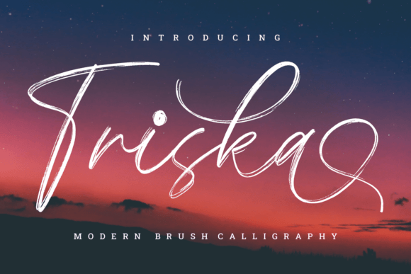 Triska: A Modern Script Font for Professional Branding