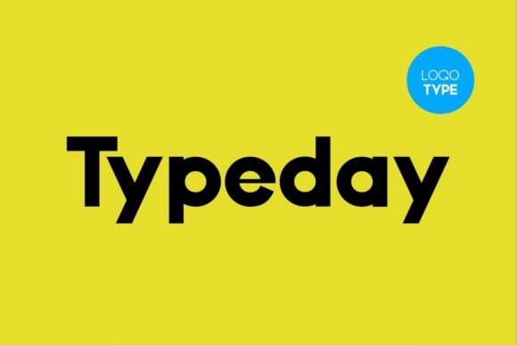 Typeday: A Modern Sans Serif Font for Branding Projects